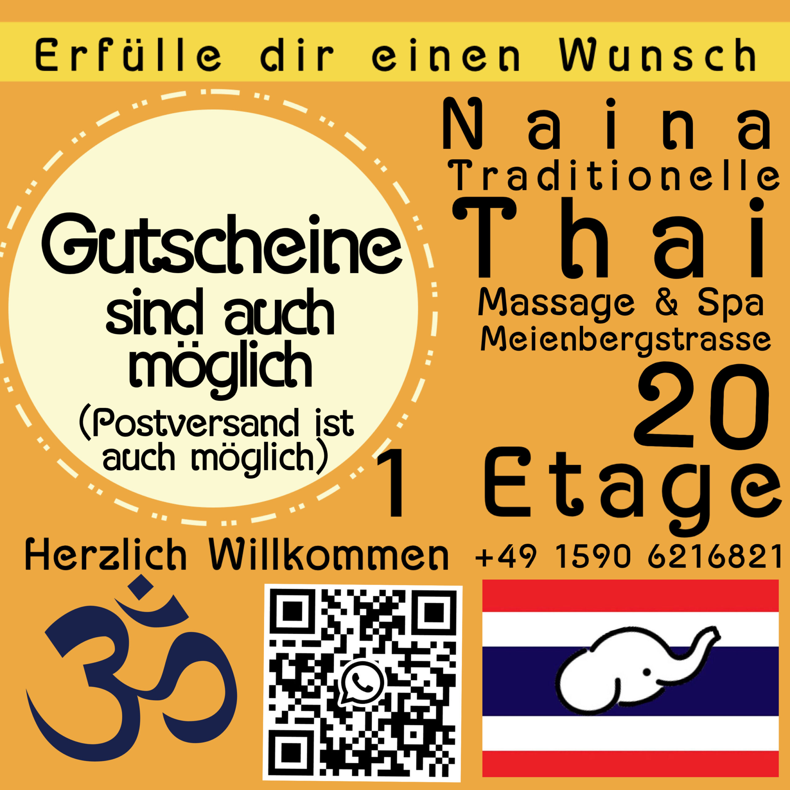 Citywellness Erfurt Traditionelle Thai Massage Erfurt Naina | Thaimassage Erfurt